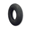 200 X 50 Ribbed Tire, 2 Ply, 2.1" Wide, 7.5" OD, Round Profile