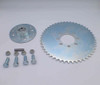 54 Tooth #40 41 420 Sprocket and 1" Live Axle Hub for Go Kart Mini Bike