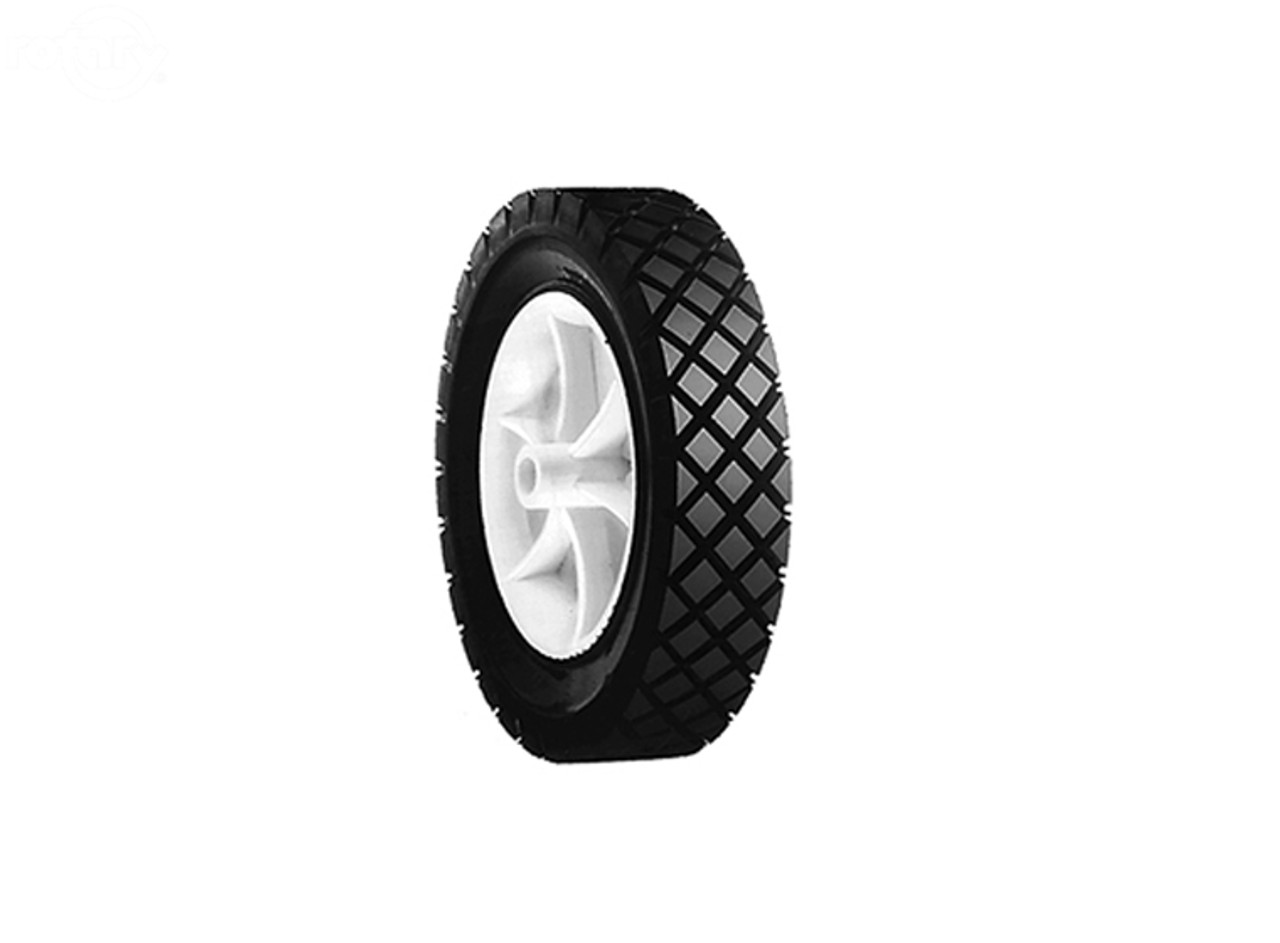 Plastic Wheel 8 X 1.75 Snapper (White)