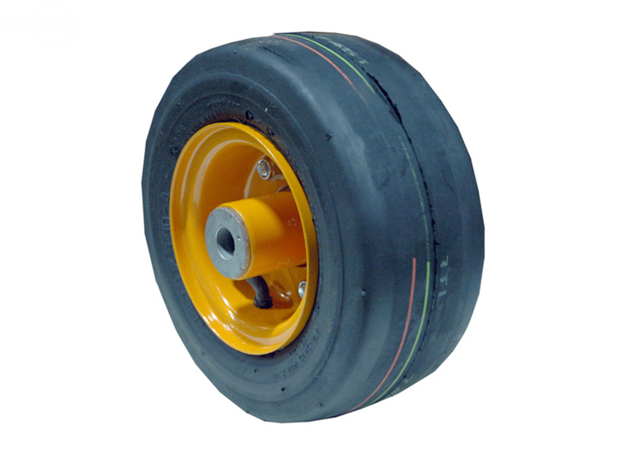 Caster Wheel Assembly 9X350X4 (9X350-4) 4Ply Scag (Orange)