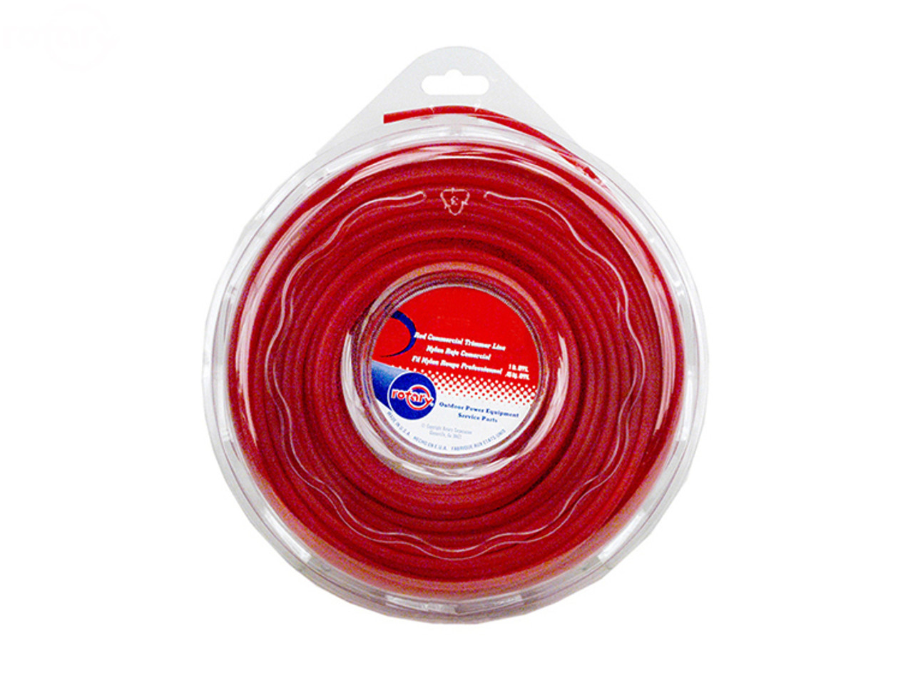 Trimmer Line .105 X 1 Lb. Donut Red Commercial