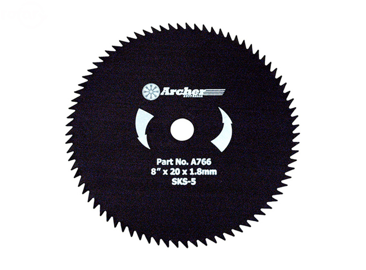 Brushcutter Blade 8" X 3/4 80T