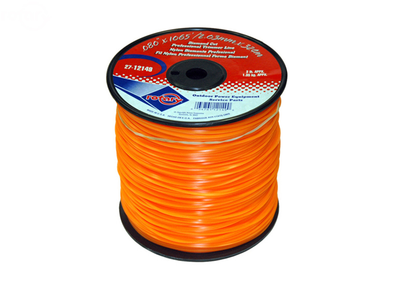 Trimmer Line .080 3 Lb. Spool Diamond