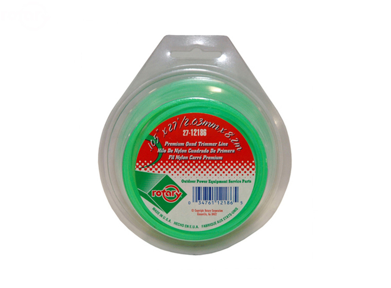 Trimmer Line .105 27' Loop Quad Green