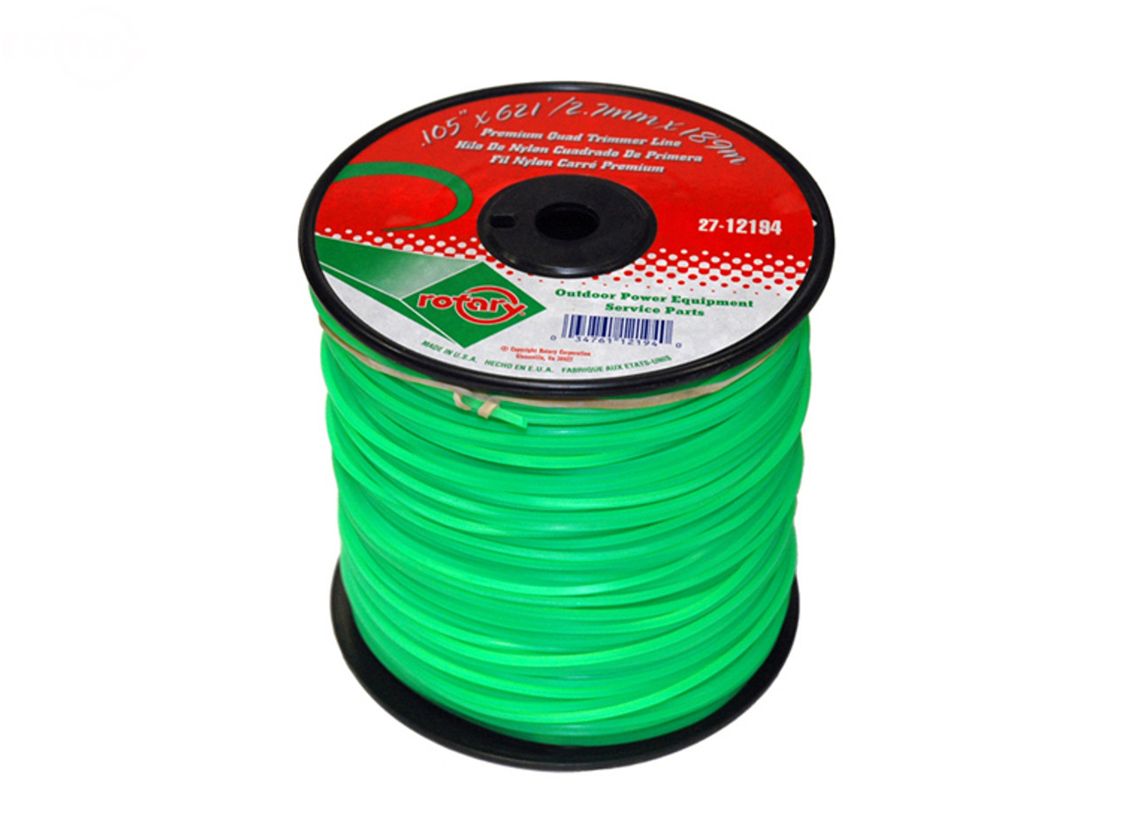 Trimmer Line .105 621' Med Spool Quad Green