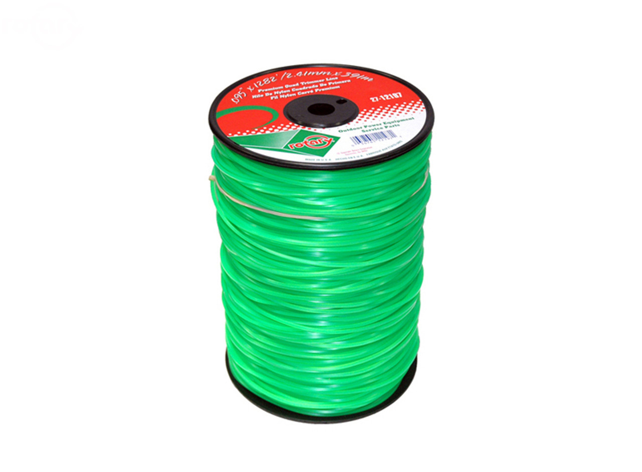 Trimmer Line .095' 1285' Lge Spool Quad Green