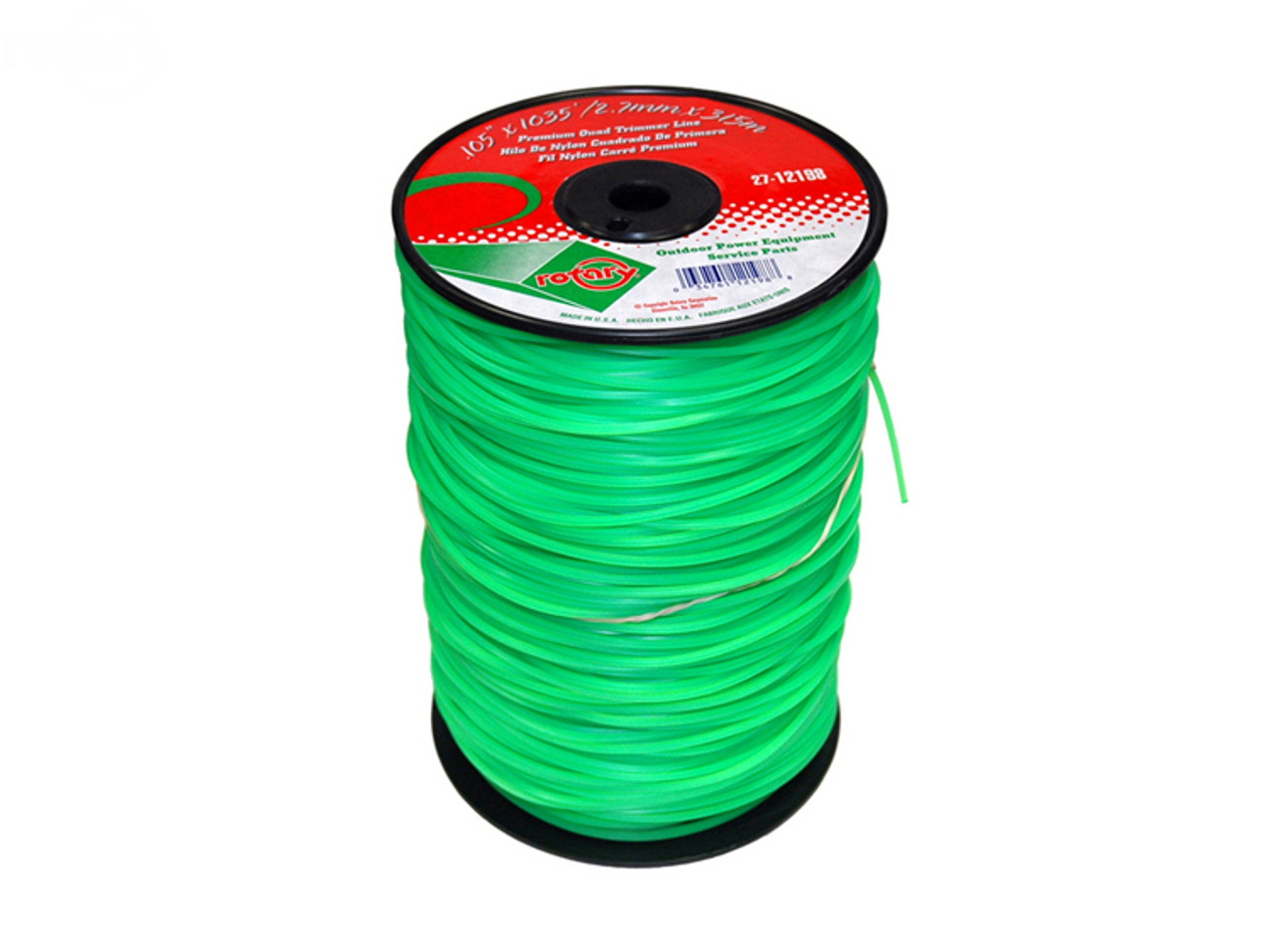 Trimmer Line .105 1035' Lge Spool Quad Green