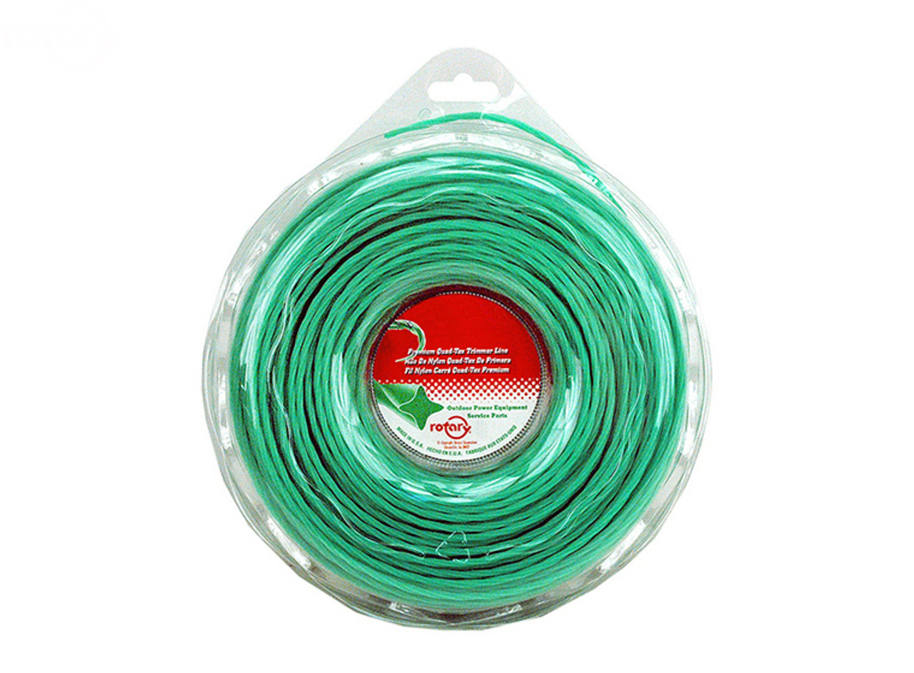 Trimmer Line .080 320' Lge Donut Quad-Tex Twist Green