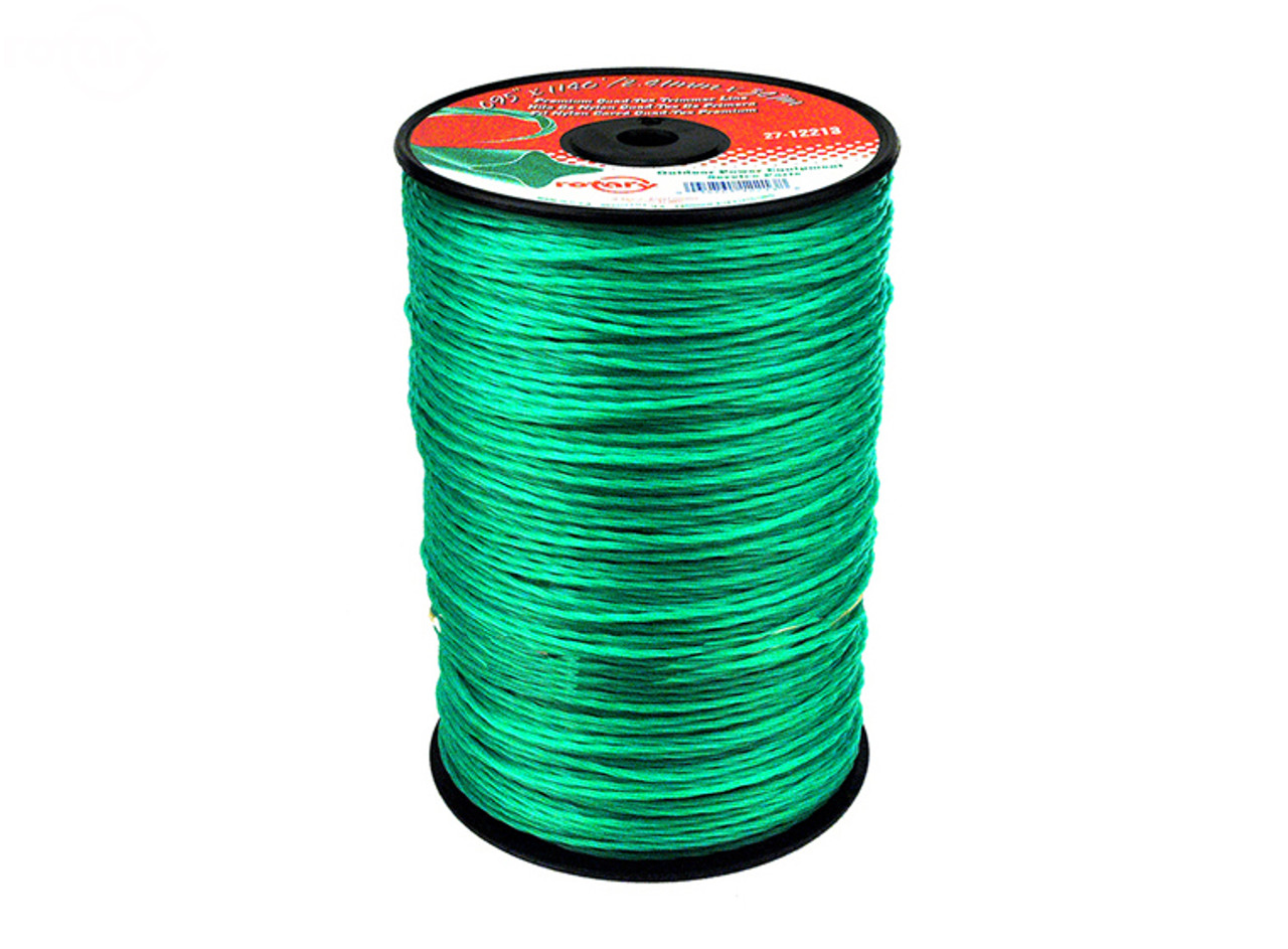 Trimmer Line .095 1140' Lge Spool Quad-Tex Twist Green