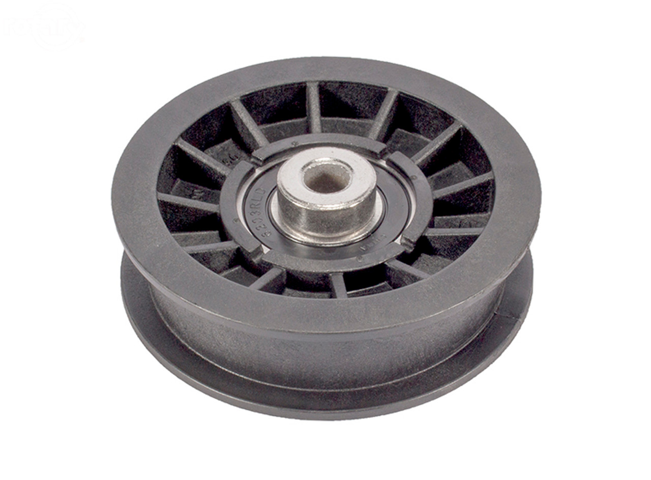 Flat Idler Pulley 3-1/2"