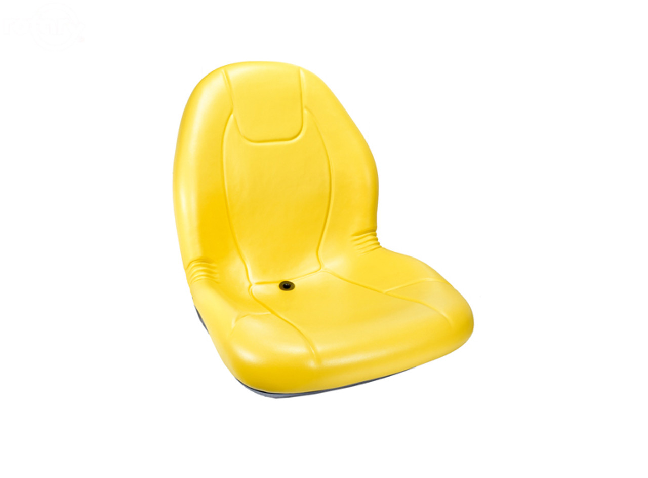 High Back Seat 20" Yellow Pvc Vinyl