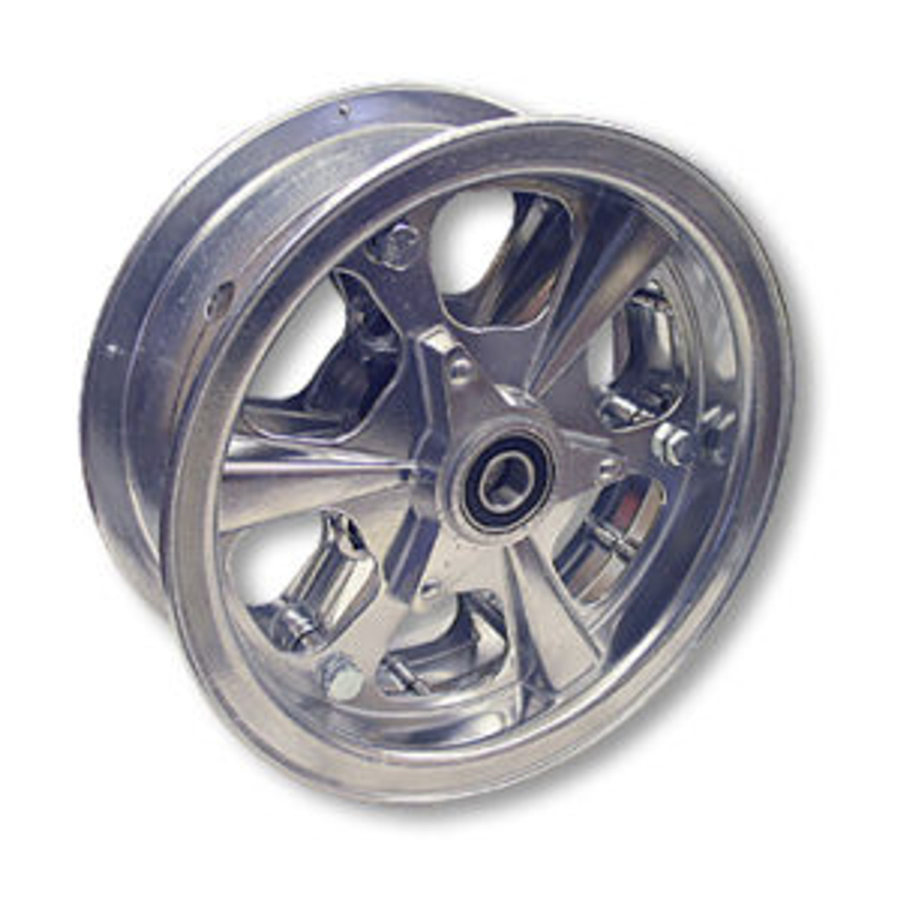 8" Aluminum Spinner Wheel - 3" Wide With 1/2" Precision Ball Bearing