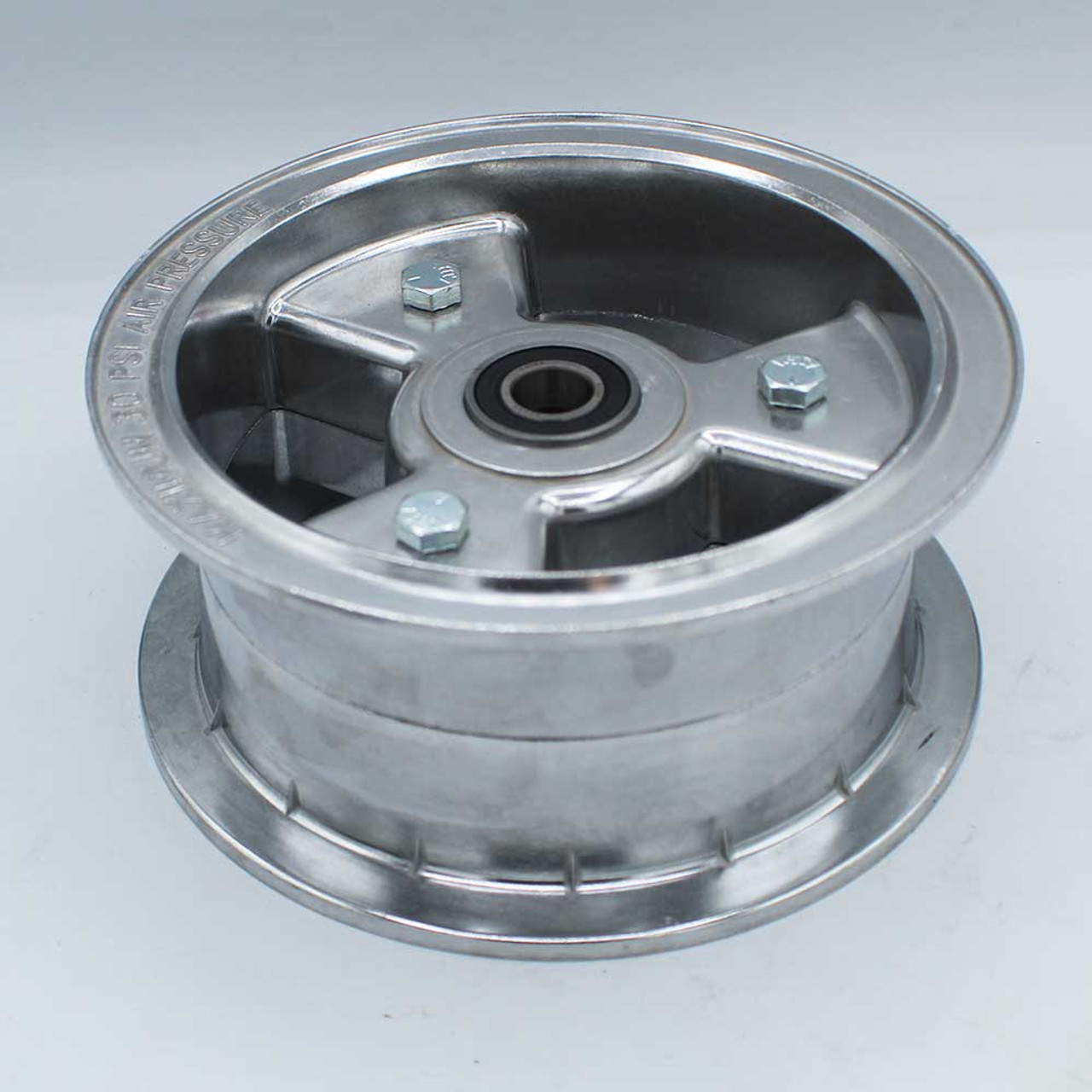 Vintage Mini Bike & Go Kart 6" Aluminum Tri-Star Wheel - 3" Wide With 5/8" ID Precision Ball Bearings