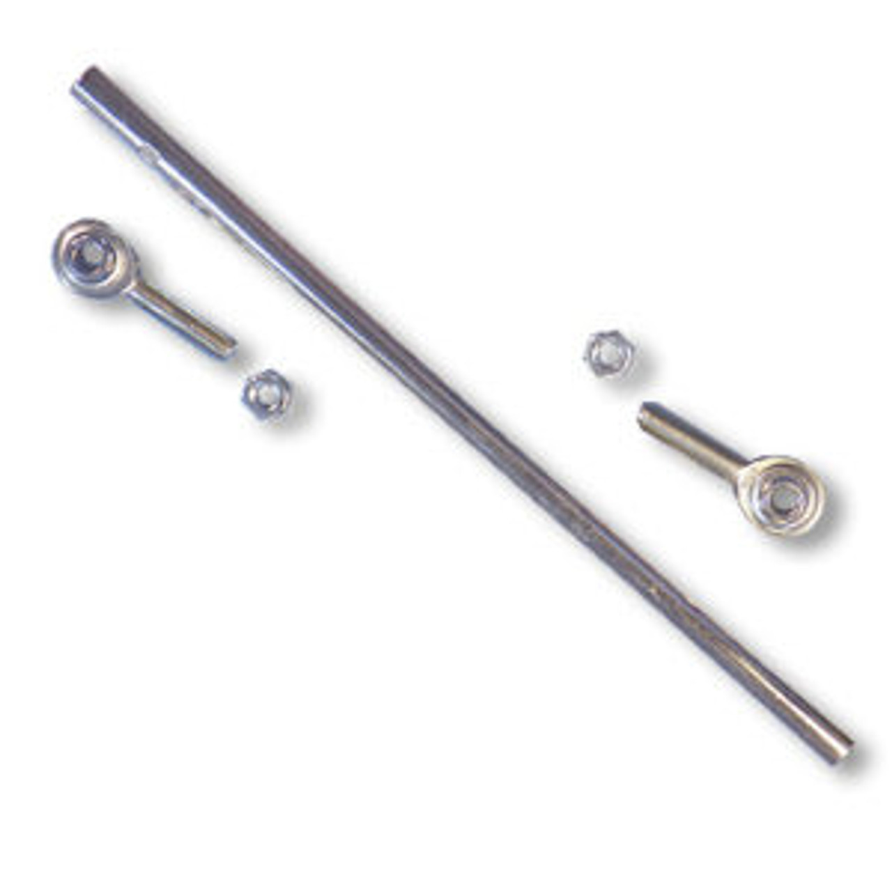 Tubular Tie Rod Kit - 9-7/8" Length, 5/16-24 Thread, Deluxe Rod Ends