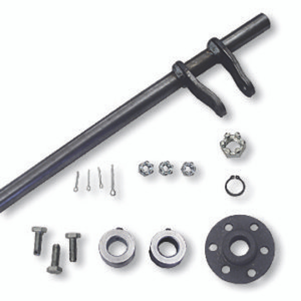 5/8" Steering Shaft & Hub Kit - Unwelded Pitman Arms, 28" Length