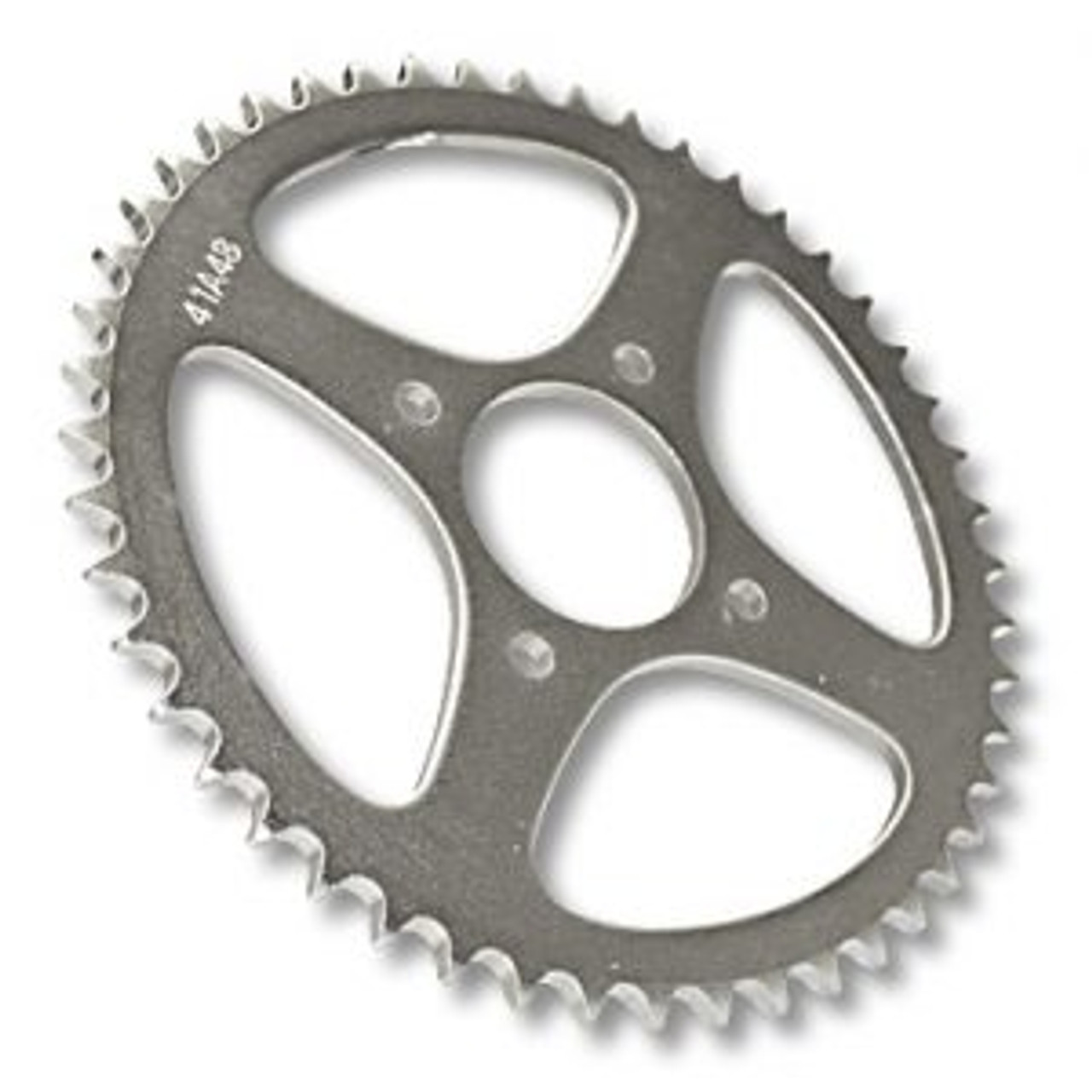 Steel Sprocket #40/41 #420 Chain 2" Bore, 4 Holes@.375", 2.875" Bolt Circle , (P5263) 48 Tooth