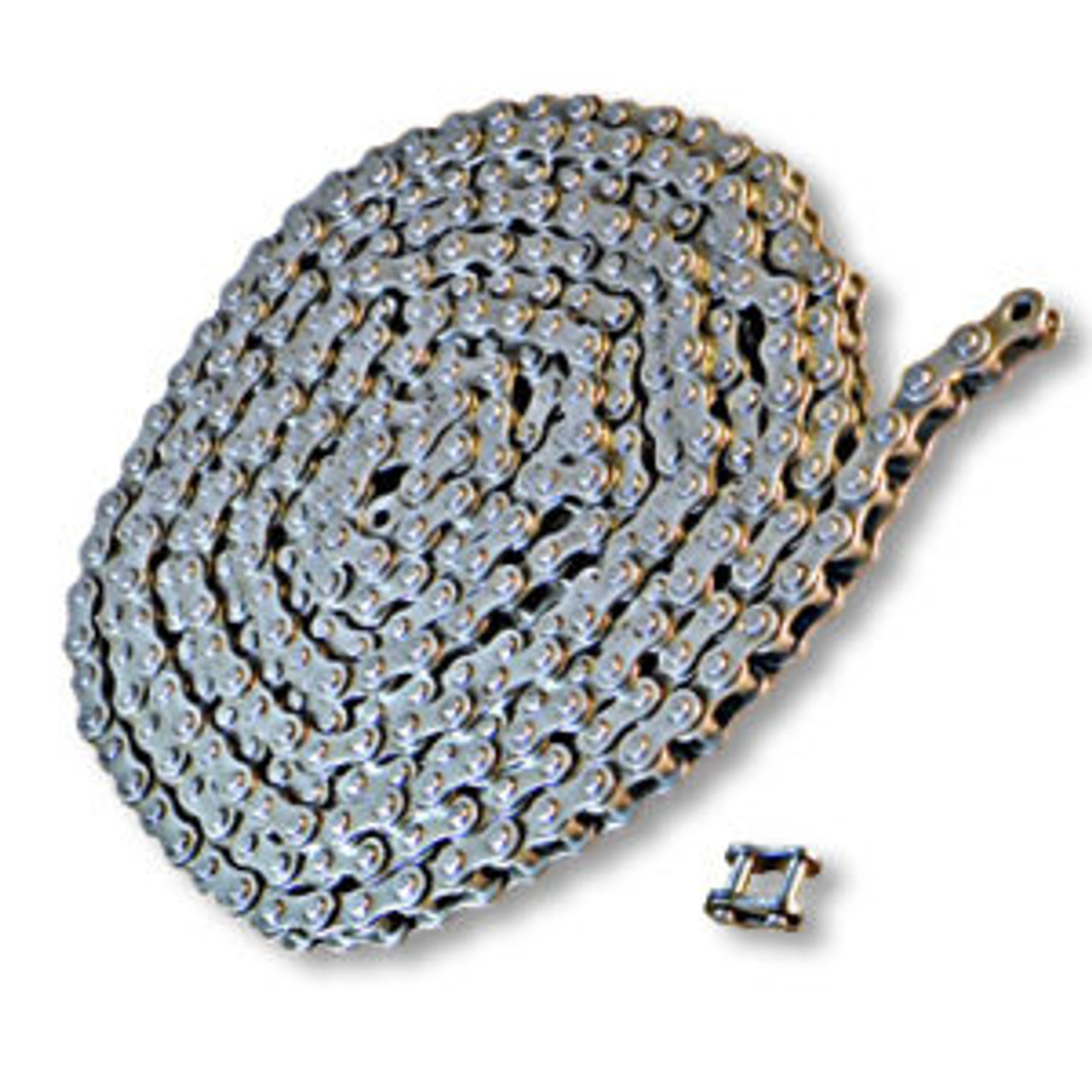 #35 Chain, Nickel Plated, 10 Feet, Boxed With Connecting Link