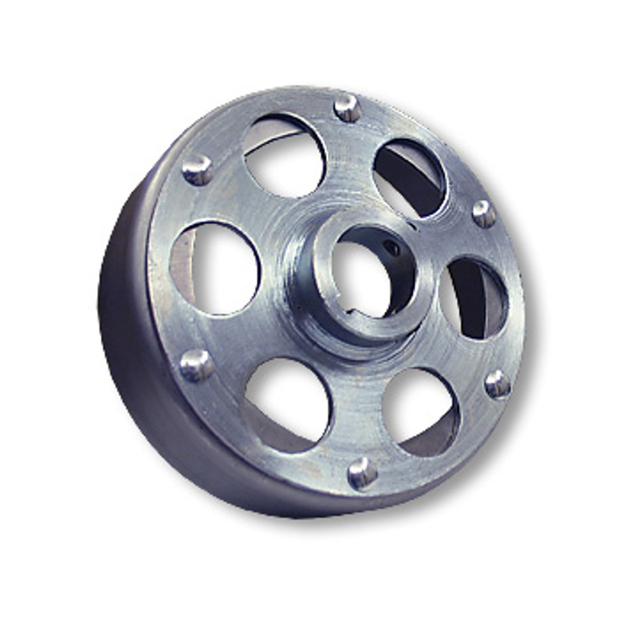 Brake Drum For 6" Brake, 4-9/16" Bore, Unplated With Riveted UNI-Hub, 1-1/4" Bore