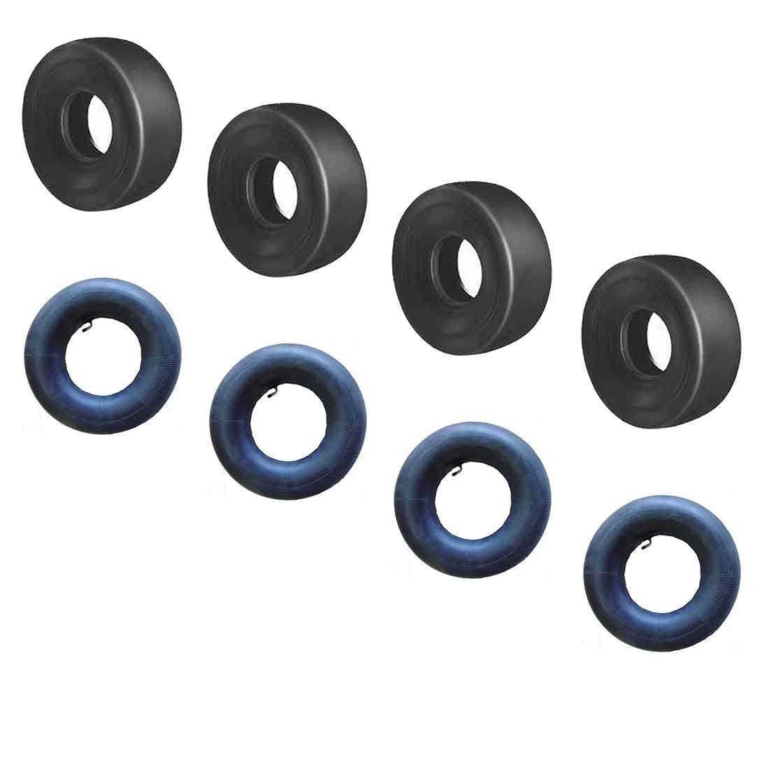 (4) 410X350X5 (4.10X3.50X5) Slick 4Ply Cheng Shin Tires & Tubes