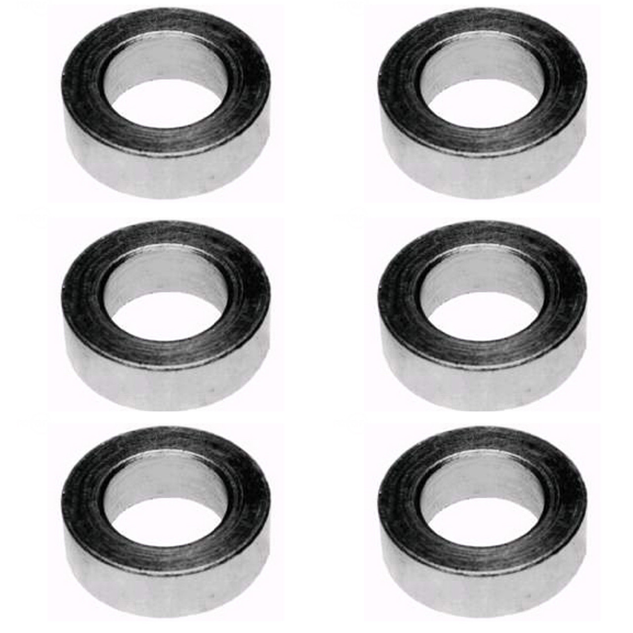 (6) Caster Yoke Spacer replaces Scag 43037-01 and Exmark 303314.