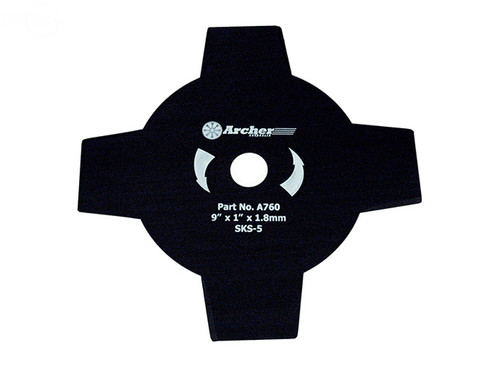 Brush Blade 9" X 1" 4T Brush Blade 9" X 1" 4T