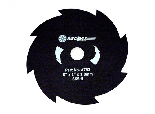 Brush Blade 8" X 1" 8T Brush Blade 8" X 1" 8T