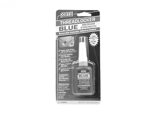 Threadlocker Blue .34 Oz Bottle - Carded