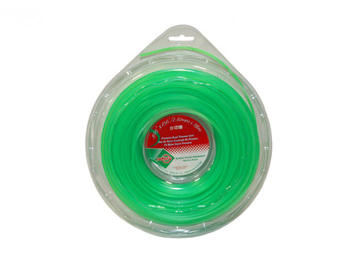 Trimmer Line .095 256' Lge Donut Quad Green