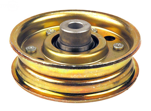 Flat Idler Pulley 3/8" X 3-1/4"