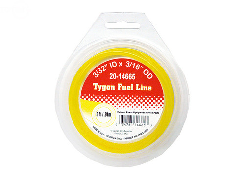 3' Package Fuel Line 3/32" Id X 3/16" Od