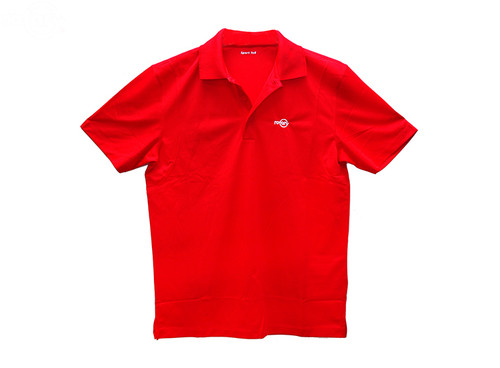 Red Polo Shirt With Rotary Logo Lg