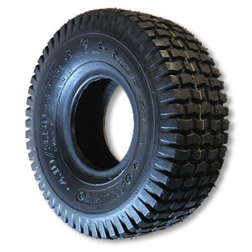 15-600 X 6 Ribbed Tire, 4 Ply, 5.9" Wide, 14.8" OD, Flat Profile