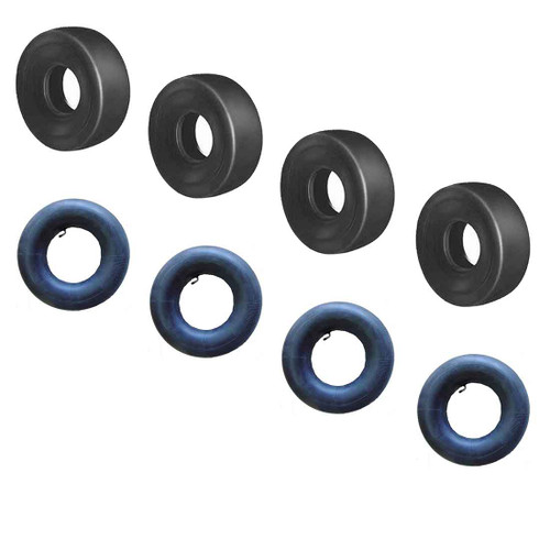 (4) 410X350X5 (4.10X3.50X5) Slick 4Ply Cheng Shin Tires & Tubes