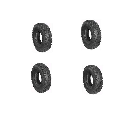 (4) 410X350X4 (4.10X3.50X4) Stud 2Ply Cheng Shin Tires