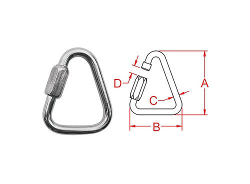 Quick Link Triangle 4.84"