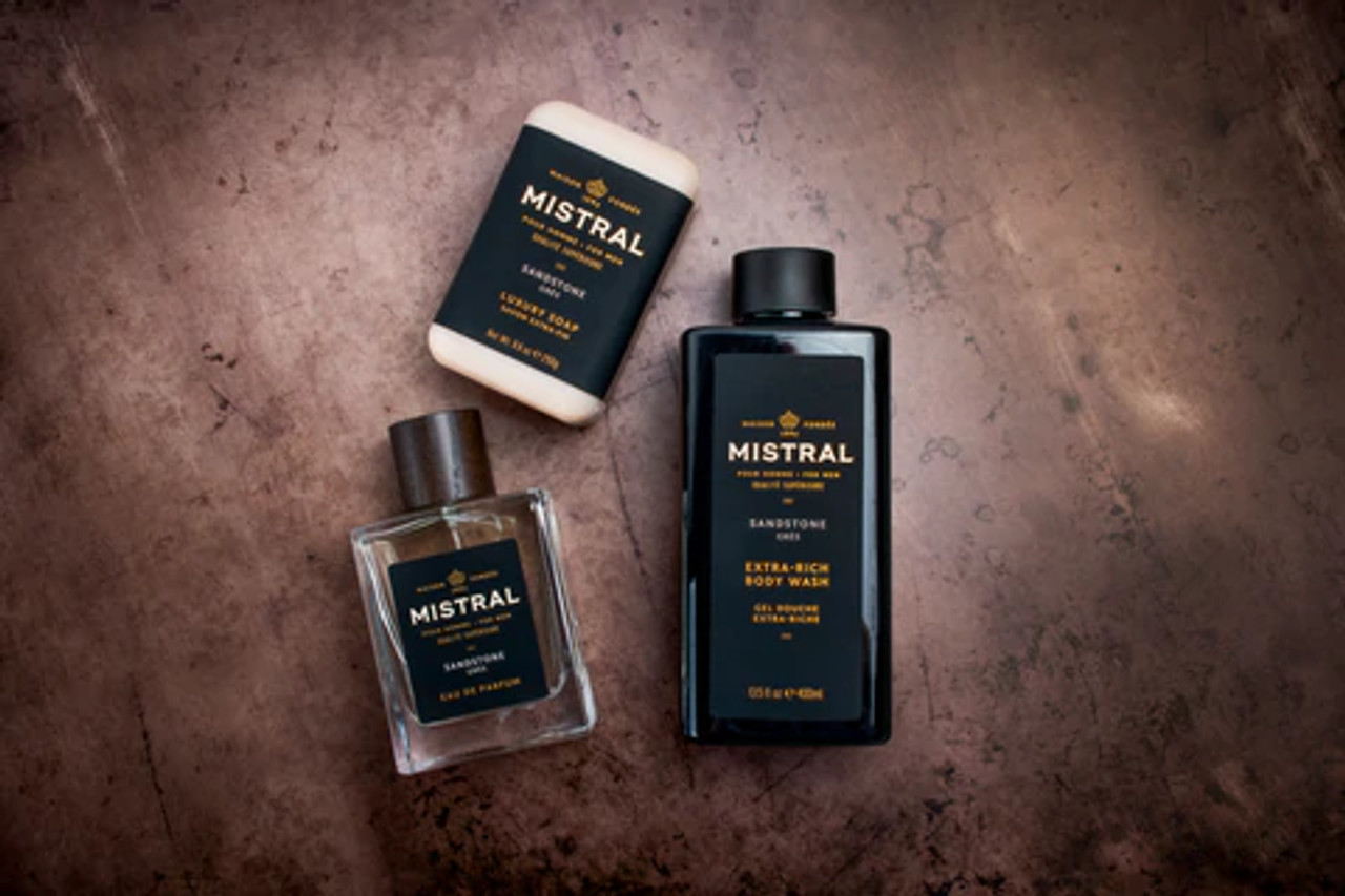 Mistral Men's Bar Soap Bourbon Vanilla