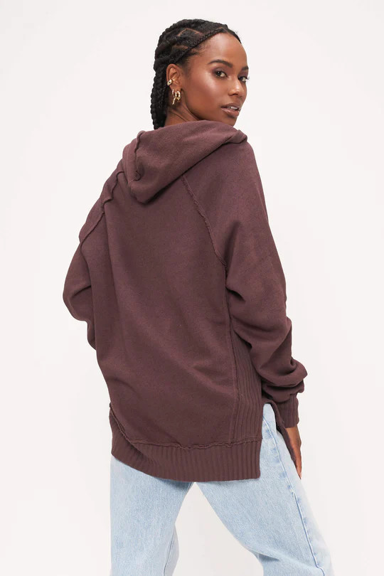 Knox Side Slit Hoodie - Lueur