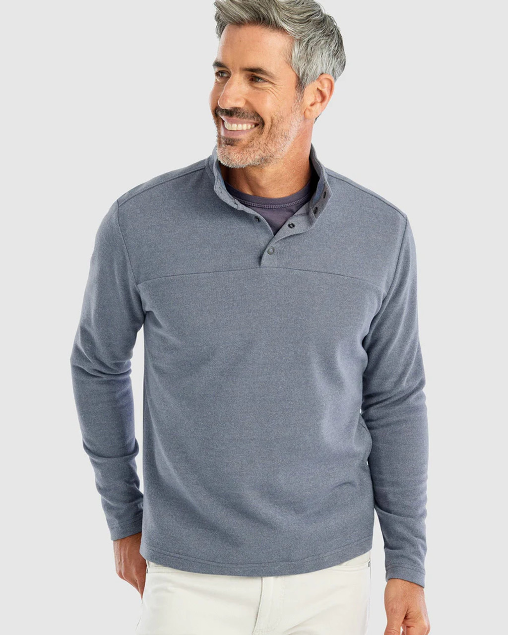 Dusty Henley Pullover Graphite