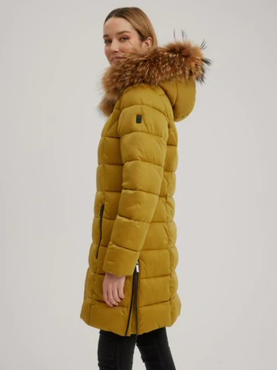 2-Way Stretch Jacket W Faux Fur Hood