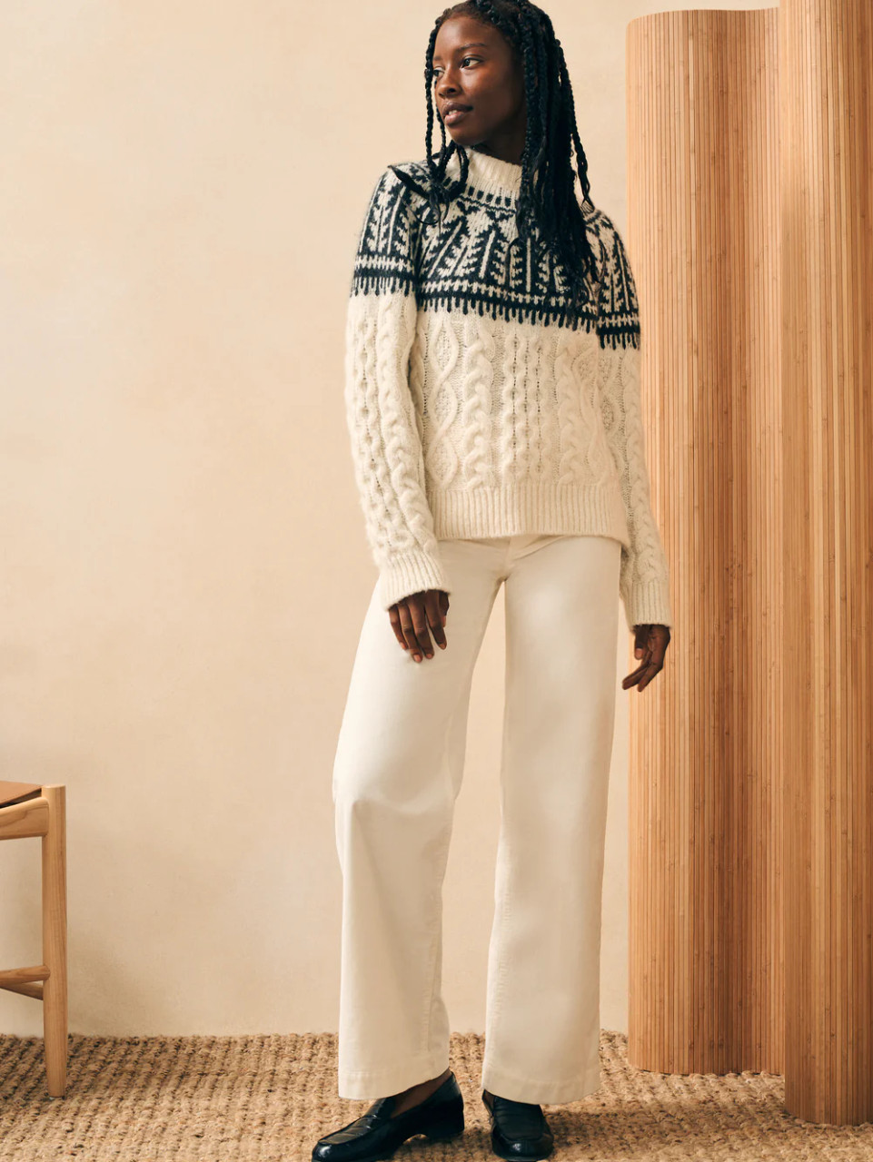 Native Knitter Frost Fairisle Sweater - Lueur