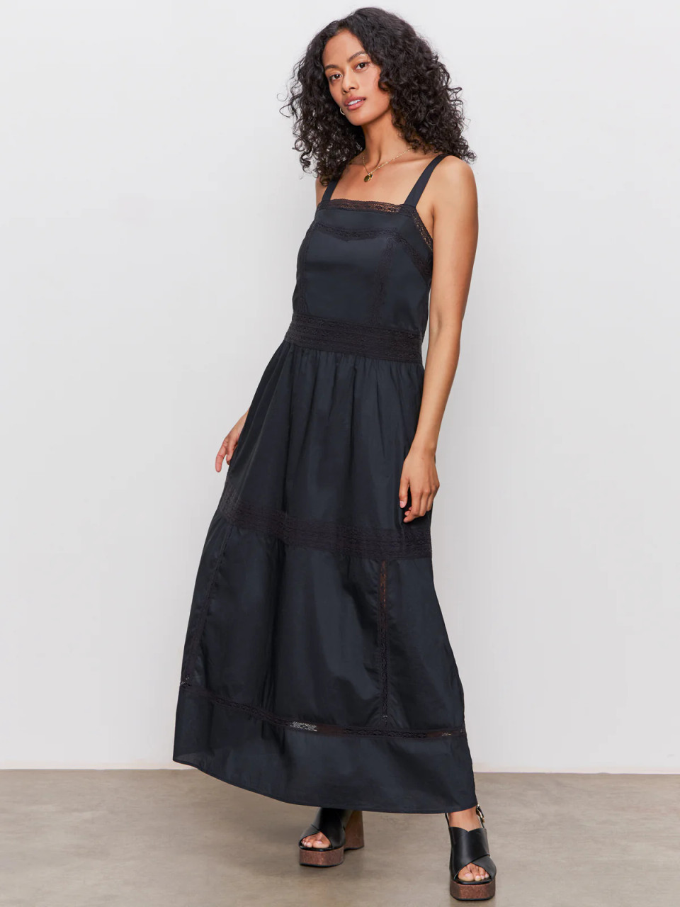 knee length dresses for ladies All Black Good Luck Dress, S +3