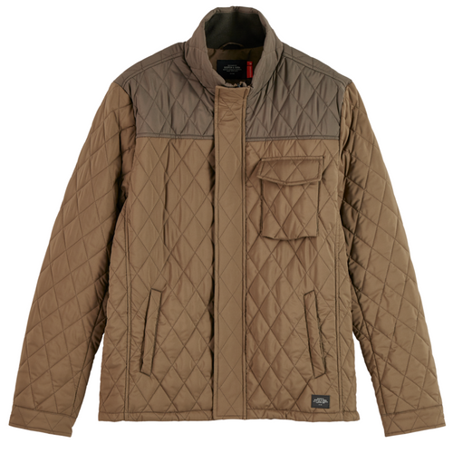 Scotch & Soda Classic Short Quilted Jacket