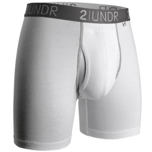 Swing Shift Boxer Brief - White/Grey 2 UNDR Underwear