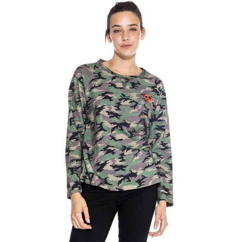 CAMO CREW NECK SWEATSHIRT