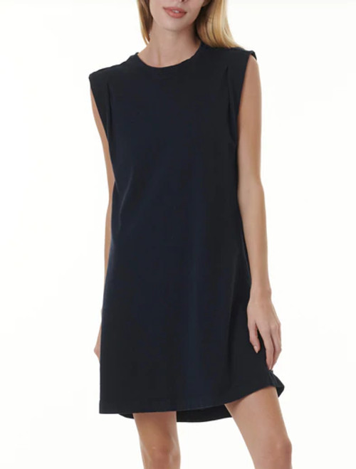 Splendid Evie Slub Jersey Dress Navy Splendid Evie Slub Jersey Dress Navy