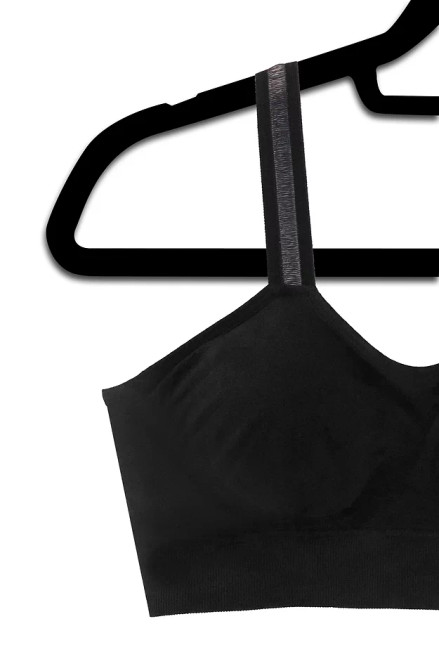 Black Sheer  (attached to our plus size black bra)