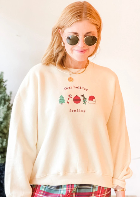 THAT HOLIDAY FEELING SWEATSHIRT