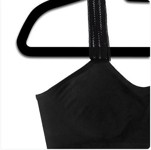 BLACK LACE (attached to Plus Size Black Bra)