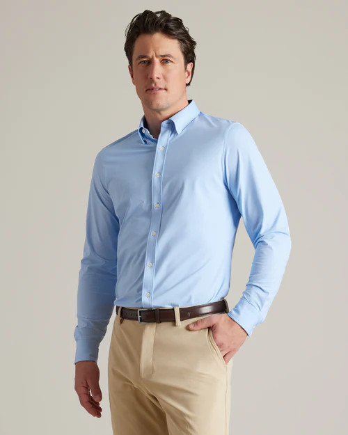Commuter Shirt Slim Fit - Blue Mini Windowpane Commuter Shirt Slim Fit - Blue Mini Windowpane
