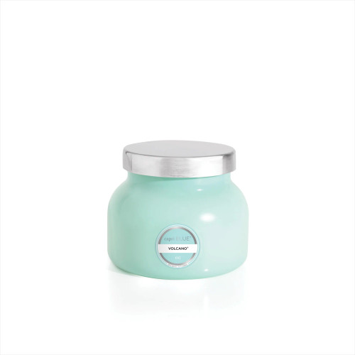 VOLCANO AQUA OPALINE PETITE JAR, 8 oz VOLCANO AQUA OPALINE PETITE JAR, 8 oz